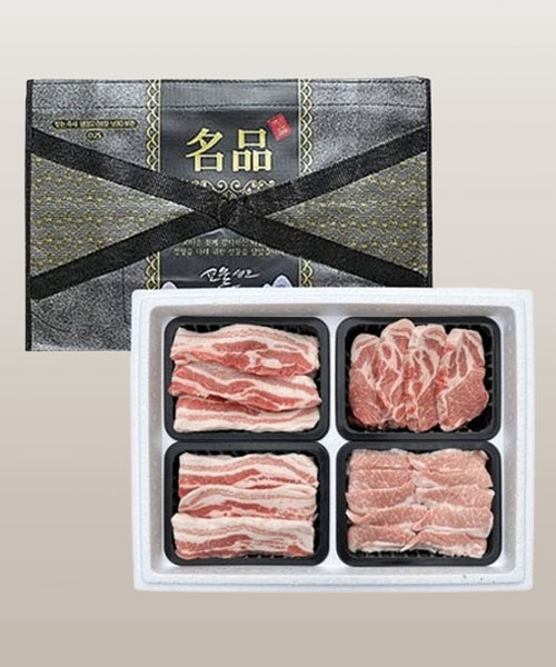 [폴비락] 1등급이상 한돈 선물세트 1호(삼삼목항/총2kg)